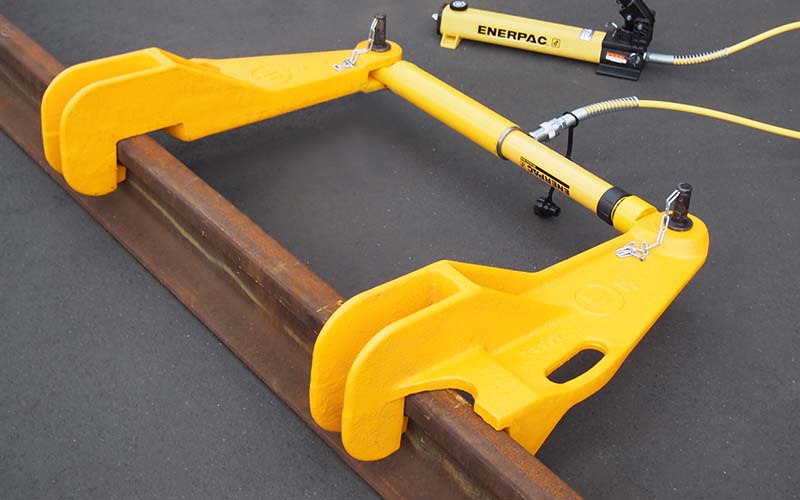 油圧式レールベンダー